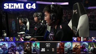 T1 vs JDG - Game 4 | Semi Finals LoL Worlds 2022 | T1 vs JD Gaming - G4 full game