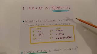 Lezione 23 - l'Indicativo Perfetto Latino