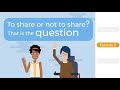 Episode 2: To share or not to share? That is the question