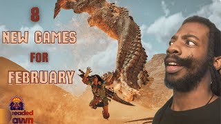 8 New Games, For you! - February 2025