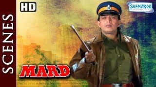Mithun Chakraborty [HD] Mard [1998] Action Scene Compilation - Bollywood Movie - Best Action