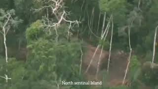 Andaman North sentinal Island Drone helicam view