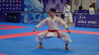 2024 World Venice // semi-final JUNIOR MALE KATA : KLEMZ THOMAS (FRANCE) vs OKUMURA SOSHI (JAPAN)