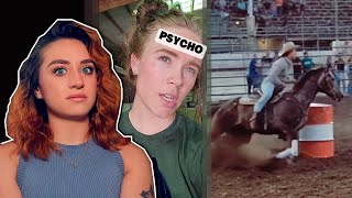 THIS BARREL RACER ON TIKTOK IS UNSTABLE