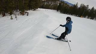 Upper North Bowl to Boulder Chute at Heavenly Ski Resort