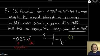 M121 Section 3-2 Part II (End Behavior and Zeros of Function)