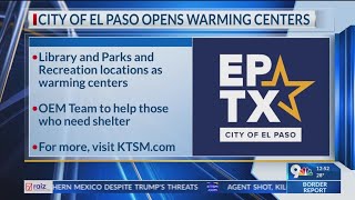 City, County open warming centers as temperatures drop