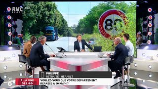 Voulez vous que votre département repasse à 90km/h ? - Les Grandes Gueules de RMC