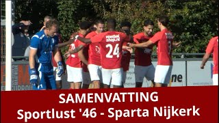 Samenvatting Sportlust '46   Sparta Nijkerk