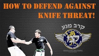 Krav Maga - How to defend against knife threat!