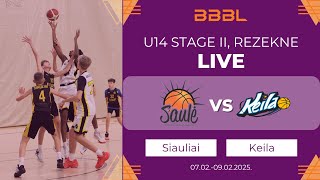 Šiauliai KA Saule 2011 vs Keila BS 2011 | BBBL Boys U14