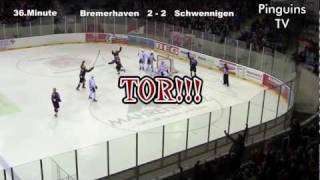 Spielbericht Fischtown Pinguins vs. Wild Wings Schwenningen