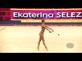 SELEZNEVA Ekaterina (RUS) - 2019 Rhythmic Worlds, Baku (AZE) - Qualifications Clubs