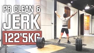 Clean and Jerk PR - 122,5 kg.