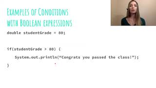 20 Introduction to Programming (JAVA) If Statements with Boolean Expressions Example