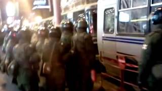 Video: Streets of Moscow packed with riot police and heavy trucks