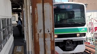 E231系0番台131編成が回送電車として三河島駅2番線を通過！(回1055H)2024/09/05