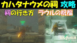 【ゼルダの伝説ティアキン】カハタナウメの祠の行き方と攻略〔ラウルの祝福〕【ゼルダの伝説ティアーズオブザキングダム】