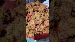 Ramadan day 1  onion bhajiya