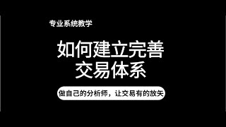 【外汇原油伦敦金】日内短线交易系统如何建立，如何确定黄金买卖点