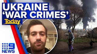 Ukraine accuses retreating Russians of civilian massacre | 9 News Australia