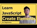 Create & Remove Elements with JavaScript | DOM Manipulation for Beginners