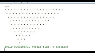 java Programs to print Inverted full pyramid using *