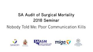 SAASM Seminar 2018: Mr Glenn McCulloch - Introduction and opening remarks