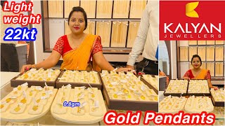 0.8gm onwards Light wt gold Pendant Designs from Kalyan jewellers | Pendant Collections | Gold