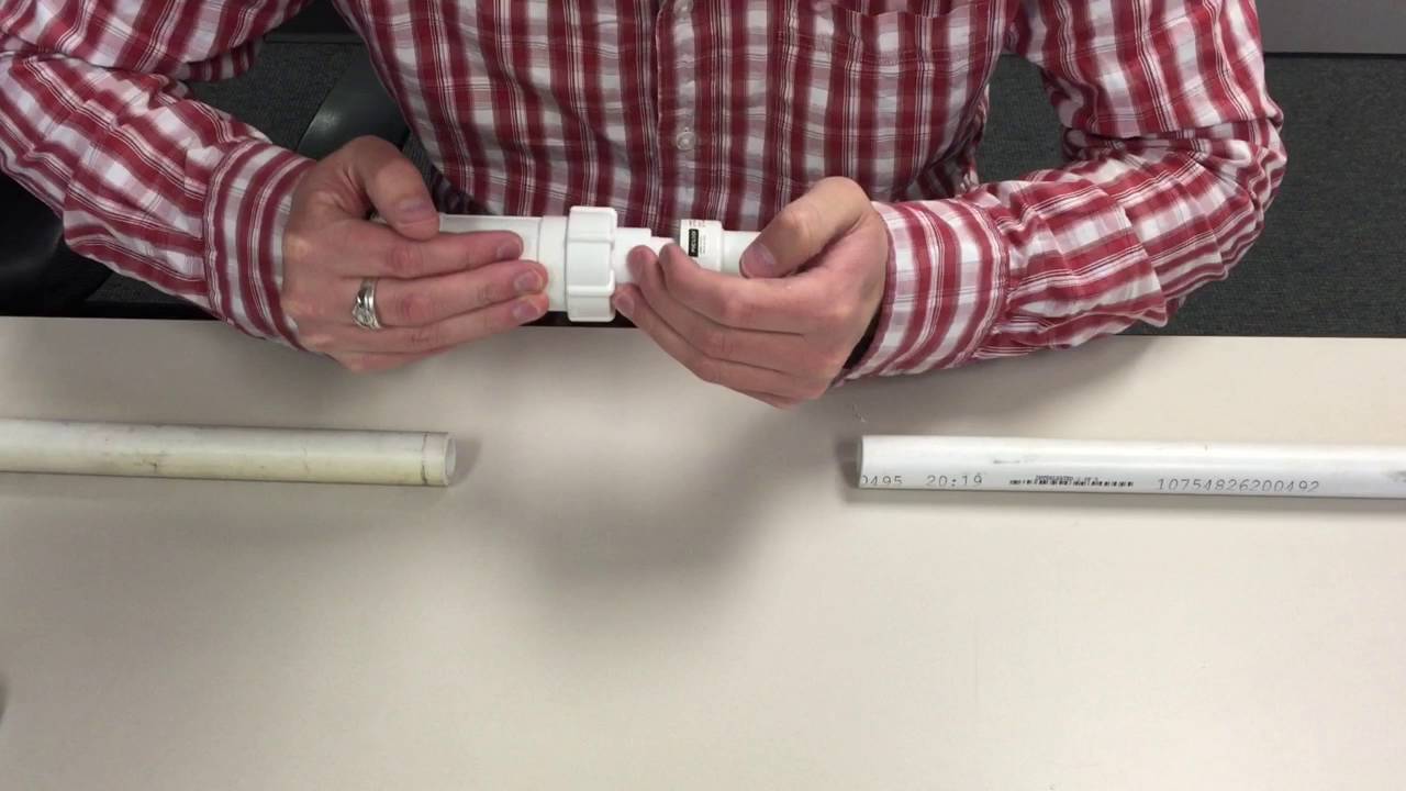 How To Install Pvc Lock Slide Fitting Youtube