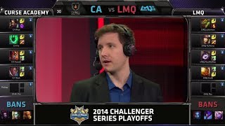 LMQ vs Curse Academy | Game 2 SemiFinals of NA Challenger Series Playoffs | LMQ vs CA G2