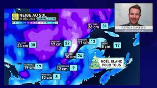 Noël blanc pour tout le Québec