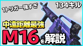 【最凶武器】『M16』の1トリガーキルが強すぎて134キル!!プロが特徴とおすすめカスタムを紹介【CoD:BOCW】