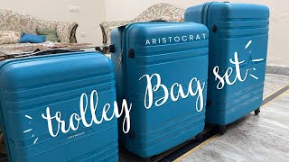 ARISTOCRAT Trolley Bag/ARISTOCRAT Bag/ARISTOCRAT Luggage/ARISTOCRAT Trolley Set|Catchy Fusion