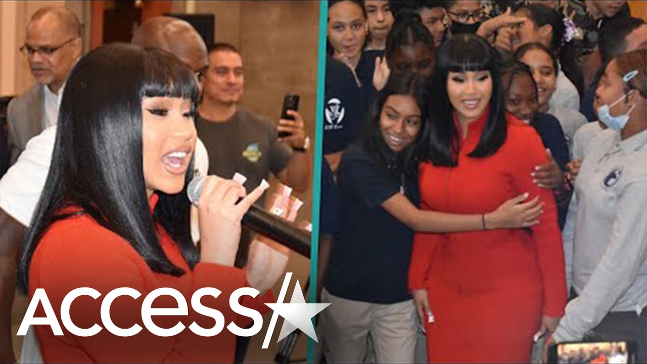 Cardi B Shocks Students With Surprise Visit And Donation To Her Bronx ...