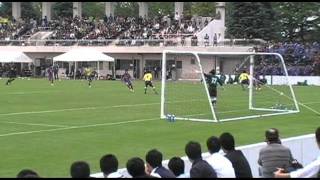 2011年10月 高校サッカー 選手権 神奈川予選 準々決勝 座間 vs 向上