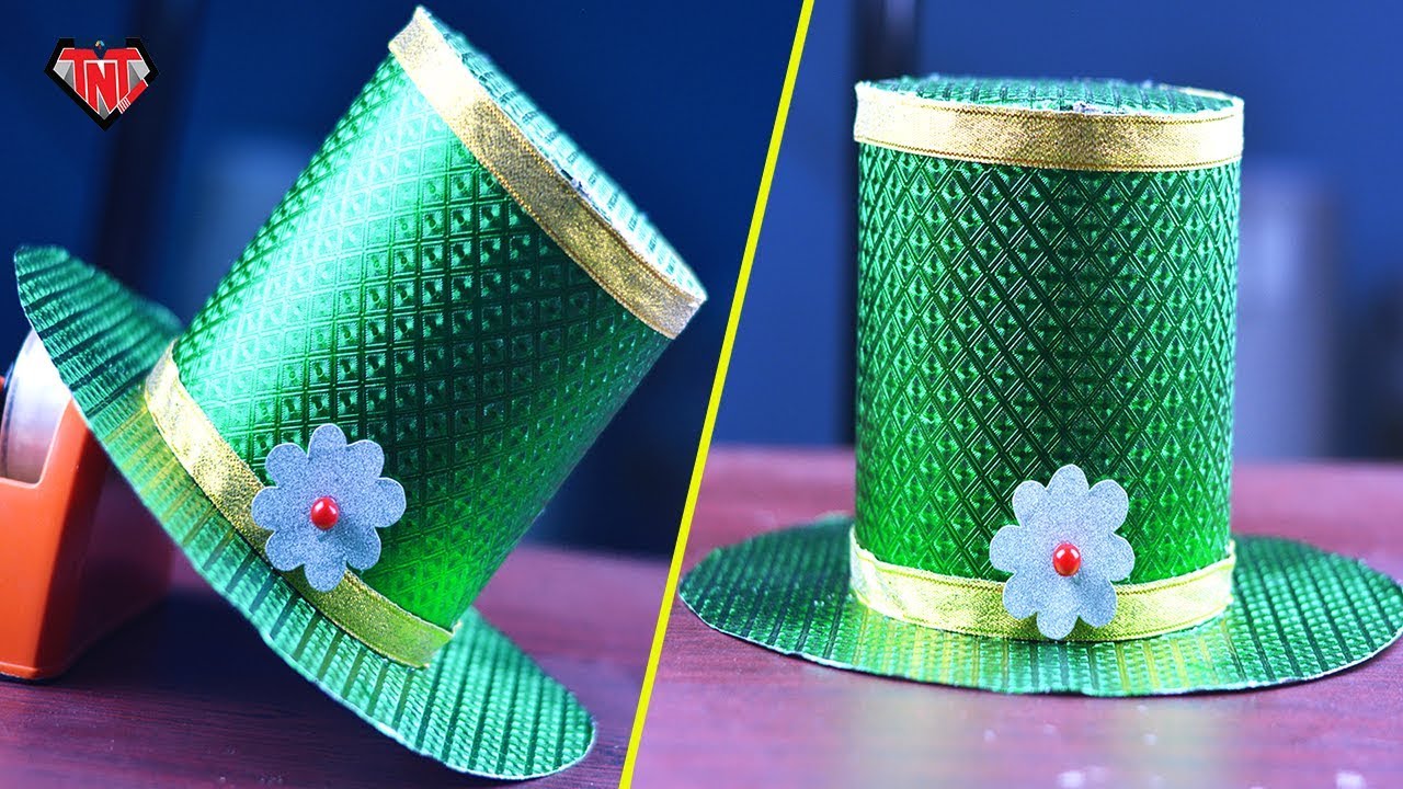 Top Hat Papercraft How To Make An Easy Cardboard Tube Top Hat Baker