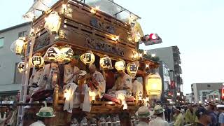 成田祇園祭 令和6年7月6日 田町 曳き廻し