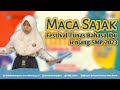 Pemenang V Maca Sajak Kategori Putri Jenjang SMP, FTBI Jawa Barat dan Banten 2023