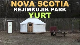 Yurt Backcountry Camping at Kejimkujik National Park