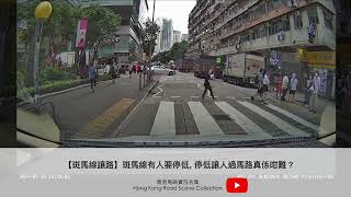 【斑馬線讓路】斑馬線有人要停低, 停低讓人過馬路真係咁難？ | 香港馬路實況合集 Hong Kong Road Scene Collection