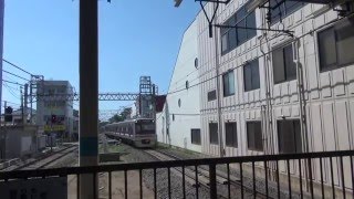 新京成Ｎ８００形旧塗装　京成津田沼行き　鎌ヶ谷大仏駅到着