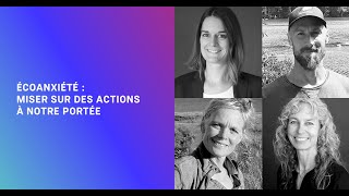 Webinaire | Écoanxiété : miser sur des actions à notre portée