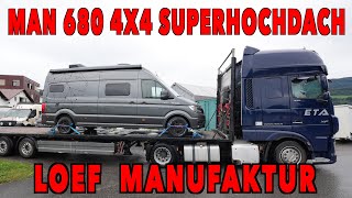 LOEF Kastenwagen MAN TGE 6,8 m SUPERHOCHDACH, riesen Hecksitzgruppe