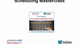 Webinar Replay: Scheduling Masterclass