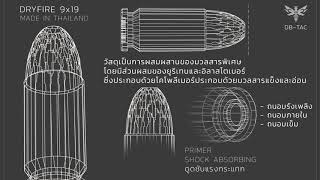 กระสุนดัมมี่ แบรนด์ 𝐃𝐁-𝐓𝐀𝐂 / ผลิตภัณฑ์กระสุนซ้อมยิงแห้งโดยคนไทย