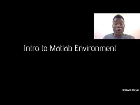 Intro Matlab Environment Youtube