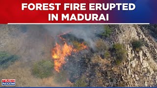 Tamil Nadu Forest Fire: Blaze Erupted At Madakkulam Kabaleeswari Amman Temple Hill In Madurai