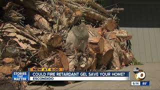 Could fire retardant gel save your home?