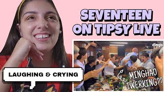 [Tipsy Live2] SEVENTEEN - CHEERS, _WORLD, CIRCLES, etc | Dingo Music | REACTION